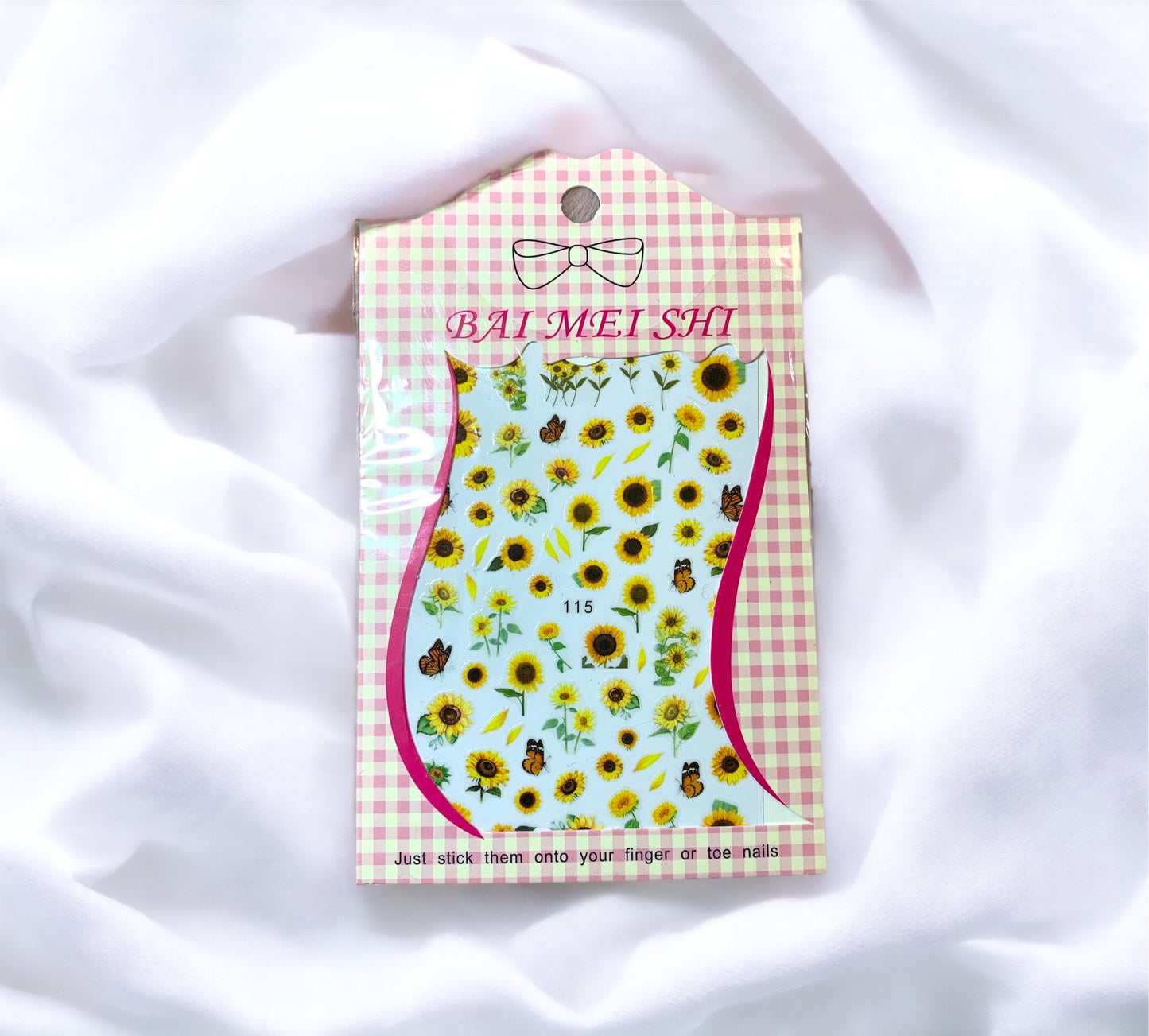 Sunflower Nail Stickers