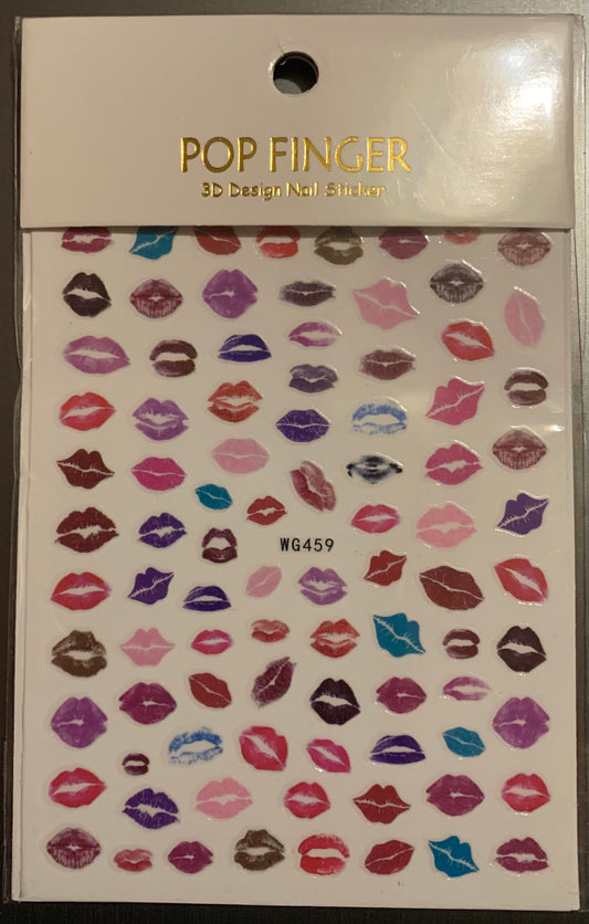Kisses Nail Stickers