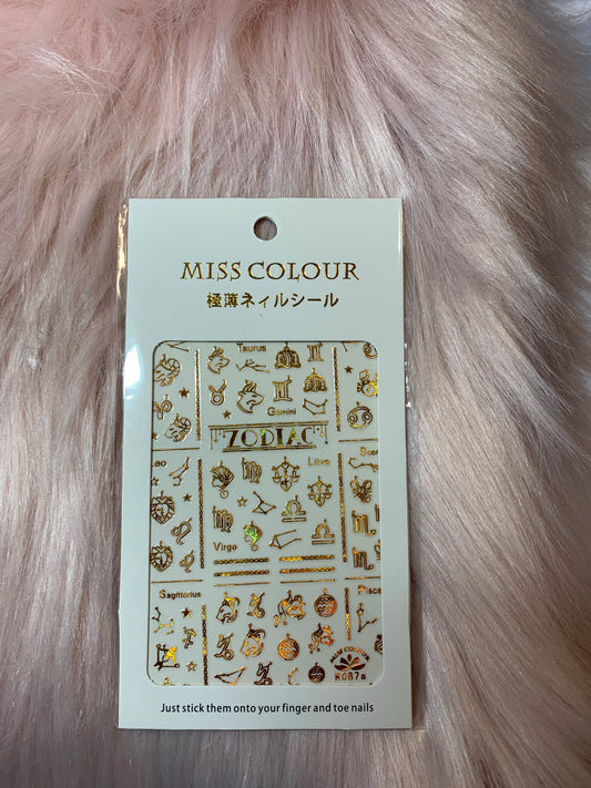 Zodiac Nail Stickers