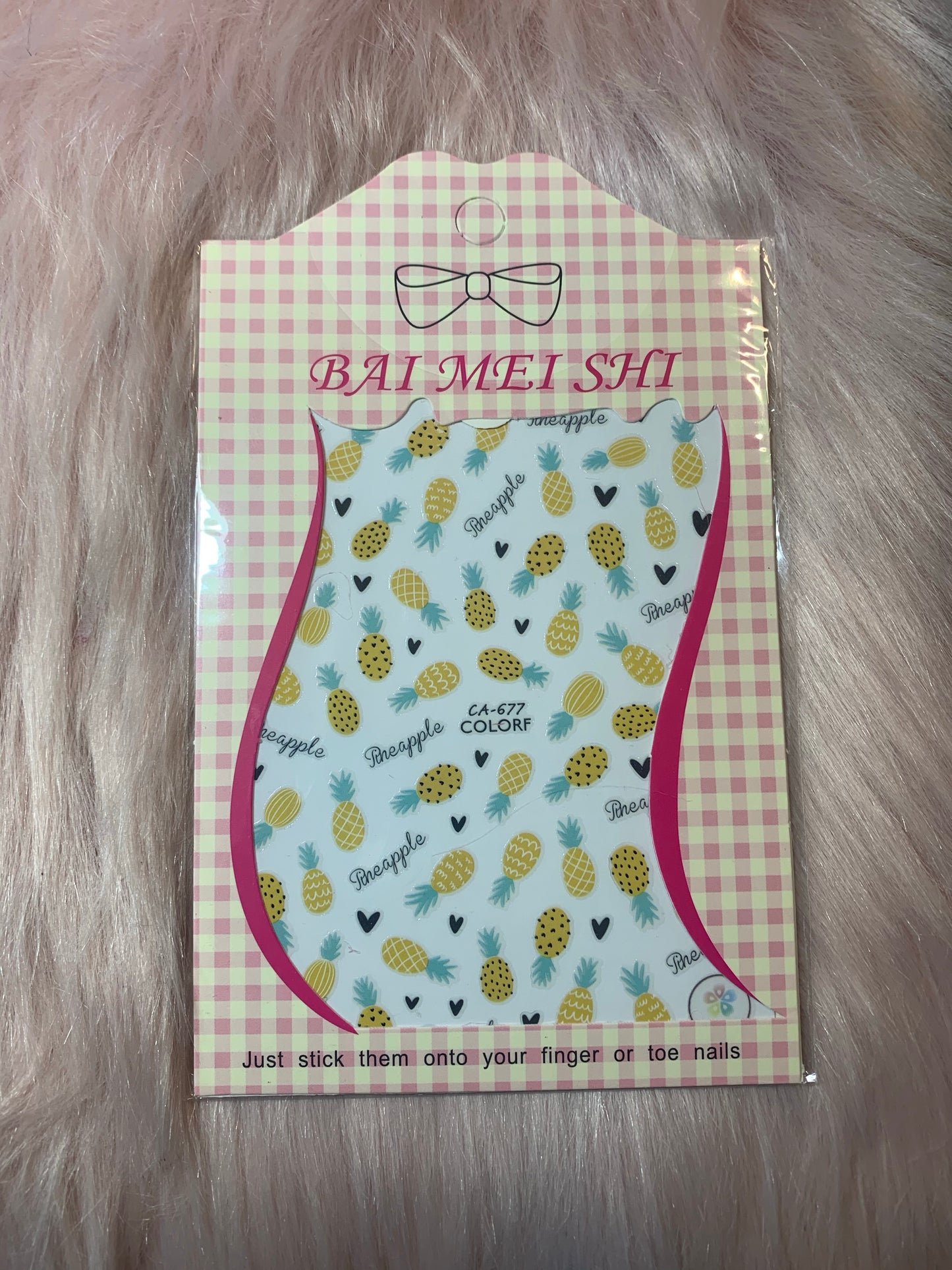 Pineapple Nail Stickers