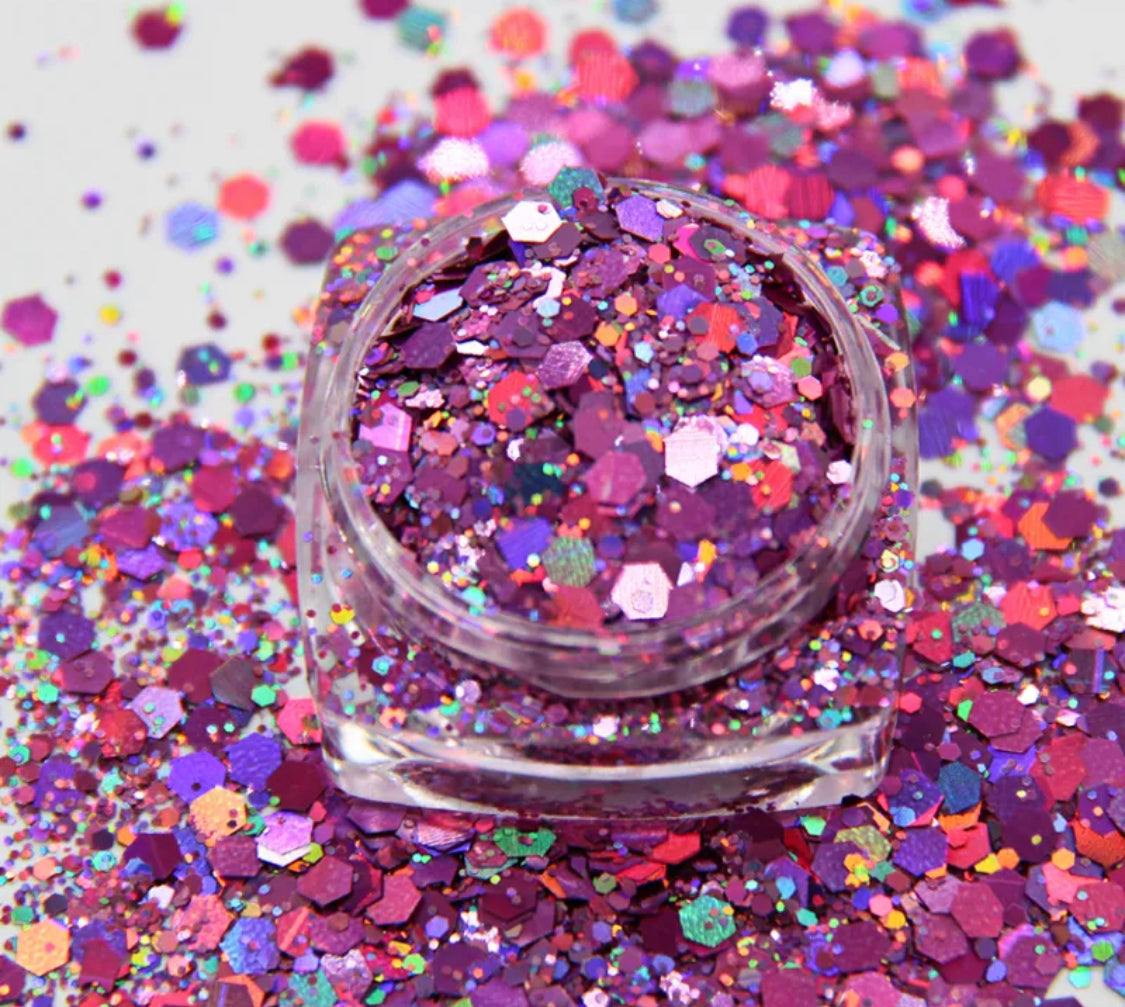 Lavender Chunky Holographic Glitter (1 oz)