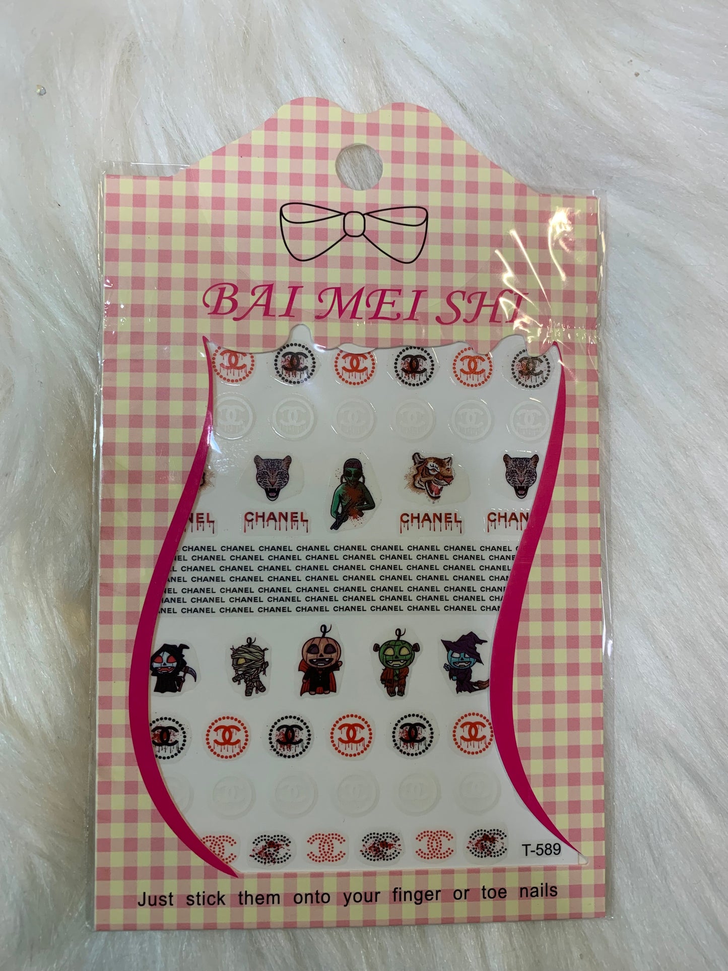 Spooky Fashion Nail Stickers